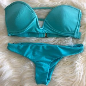Issa de Mar bikini set in turquoise